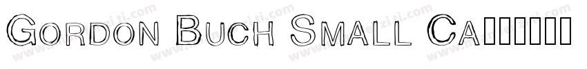 Gordon Buch Small Ca字体转换